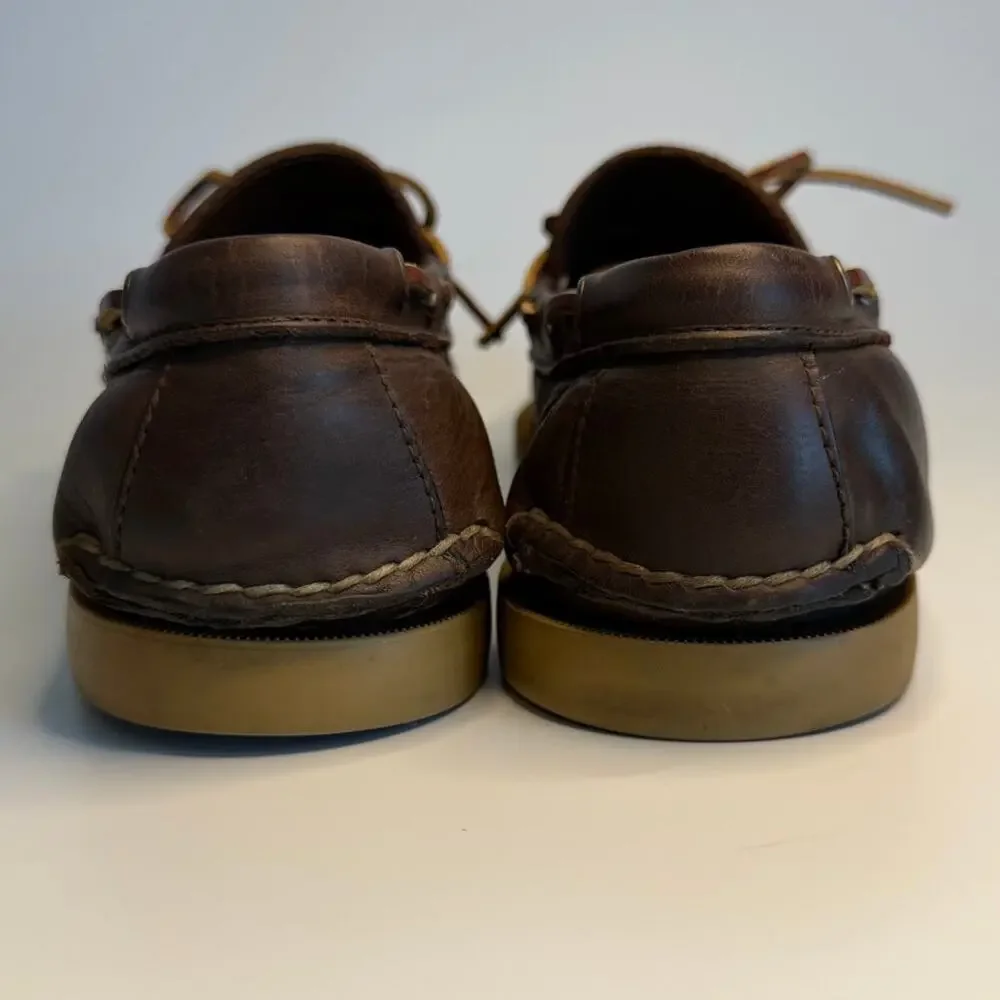 VGUC Rancourt & Co. Gilman Camp Moc Heritage Brown Made in Maine USA 12 Wide EE